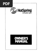 Download 1995 Scanned Hot Spring Owners Manual by Darrick Bova SN54005444 doc pdf
