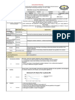 Detailed Lesson Plan (DLP) Format: Amount of Share For A Pizza (P)