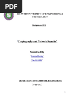 Cryptography and Network Security": Sir Syed University of Engineering & Technology