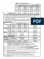 06D/E/CC compressor valve plates and gaskets