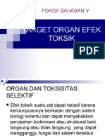 Materi 5 - Target Organ Efek Toksik