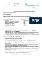 What's The Matter? Solids, Liquids, and Gases!: Learning Objectives