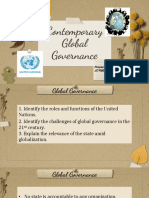 Contemporary Global Governance