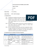 RPP Bahasa Arab Kelas 8 Tema 2