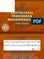 REVITALISASI PENDIDIKAN MUHAMMADIYAH