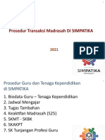 Simpatika Madrasah 2021 - Operasional