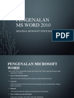 Pengenalan Ms WORD (PERT 1)