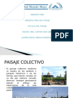 ARQ. GASPAR CRUZ ASESORA SOBRE ESCALAS DEL PAISAJE