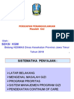 Persiapan Penanggulangan Gizi