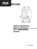 Series: Instruction Manual Digital Theodolite