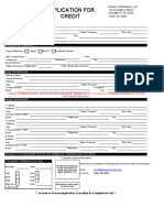 Credit Application Template 01