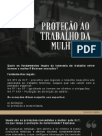 Aula 5 - Proteção Ao Trabalho Da Mulher - Estabilidades Provisórias