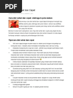 Download Cara Diet Sehat Dan Cepat by Putu Dessy SN54007337 doc pdf