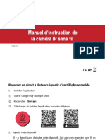 Manuel D'instruction de La Caméra IP Sans Fil