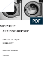 Situation Analysis Report: Omo Matic Liquid Detergent
