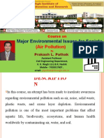 Major Environmental Issues For Society: (Air Pollution)