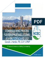 Commissioning Process For Buildings and Systems