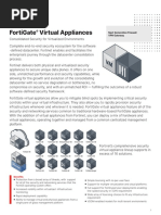 Fortigate Virtual Appliances: Data Sheet