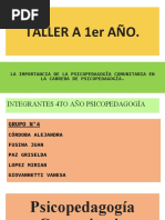 Taller de Esi para Primr Año Enfoque Comunitario.