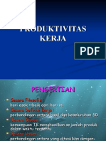 Produktivitas Kerja