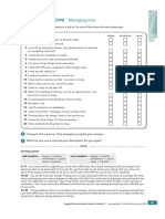 Survey Managing Time