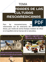Culturas mesoamericanas festividades