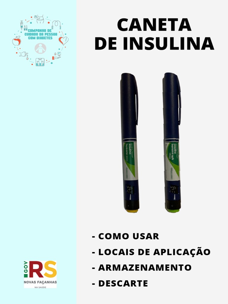 Como Usar a Caneta de Insulina NPH | PDF | Caneta