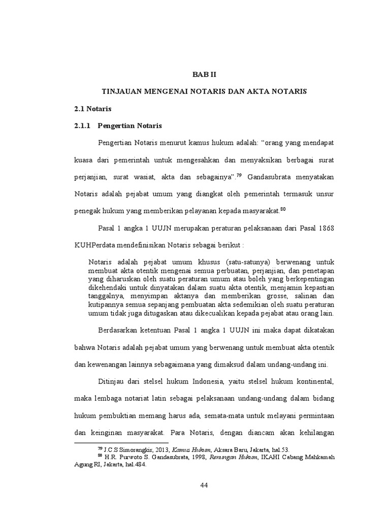 Tugas dan Kewenangan Notaris | PDF