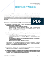 1. Diseño de Sistemas FV aislados(1)