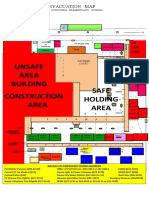 Unsafe Area Building Construction Area Safe Holding Area: Evacuation Map