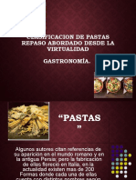 Clasificacion de Pastas, Repaso