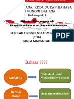 Hakikat Bahasa Kedudukan Bahasa Dan Fungsi Bahasa