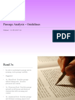 Passage Analysis - Guidelines: Mekari - 11 IB 2015-16