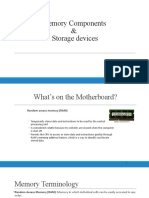 Memory Components Media Storage