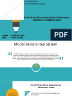 Model Desain Berorientasi Sistem