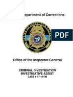 Florida Department of Corrections: Criminal Investigation Investigative Assist