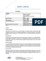 ABHAY 12R210: Avionics Requirement Sheet