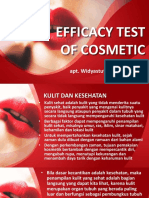 Efficacy Test of Cosmetics