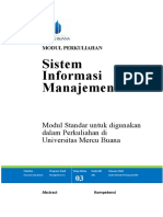 Modul Sistem Informasi Manajemen (TM3)