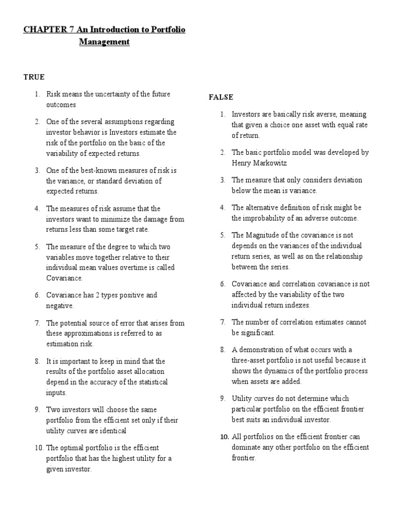 Understanding Return Rate Variability | PDF | Modern Portfolio Theory ...