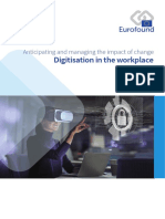 Digitisation in The Workplace: Anticipating and Managing The Impact of Change