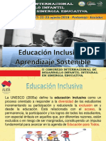 La educación inclusiva como proceso para responder a la diversidad