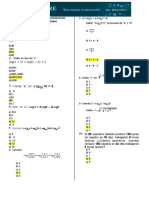 Examen de Razonamiento Matemático Cuarto Año