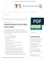 Huawei HCIA-AI H13-311-ENU Exam Dumps - Valid IT Exam Dumps Questions