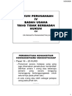 Hukum Perusahaan MKN 4 CV Ijin