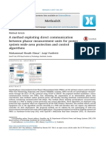 A Method Exploiting Direct Communication Beteen Phasor Measurement