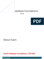 1Z0 006 Oracle Database Foundations