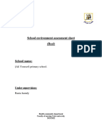 School Environment Assessment Sheet HHHHHH