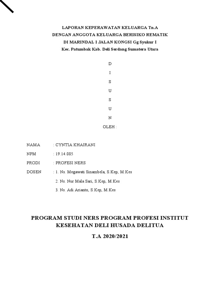 TEORI KEPERAWATAN KELUARGA FRIEDMAN PDF
