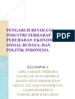 Pengaruh Revolusi Industri Terhadap Perubahan Ekonomi, Sosial